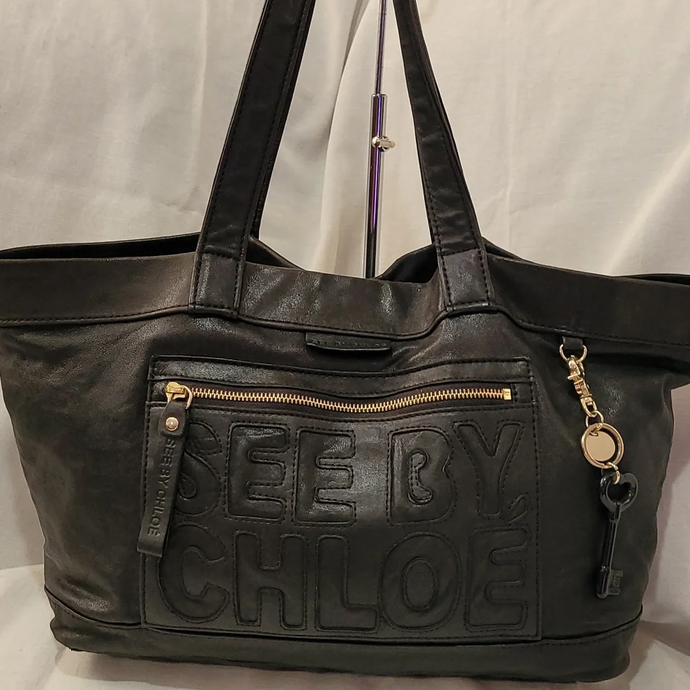 Authentic See by chloe leather handbag purse